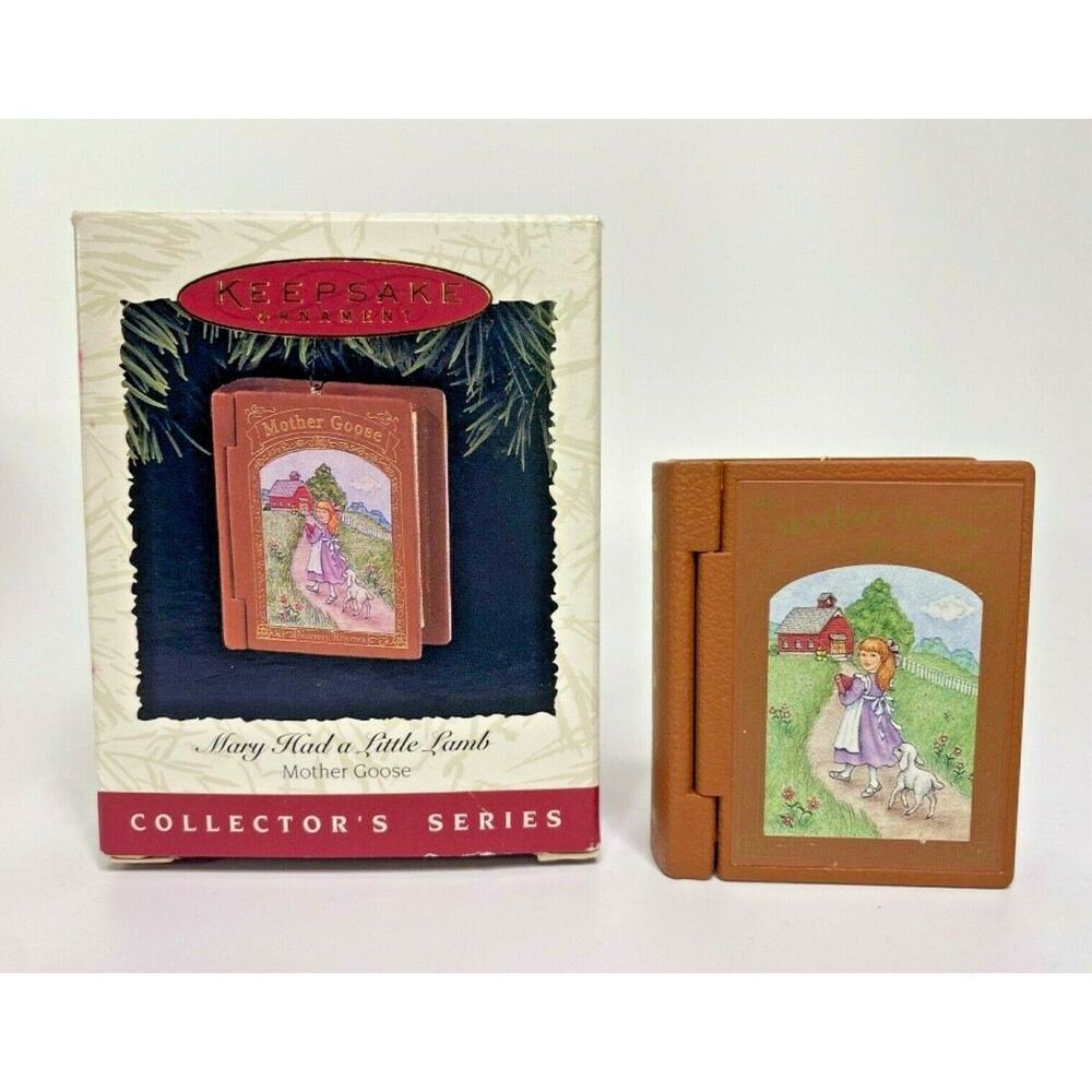 1996‎ Hallmark Mary Had a Little Lamb Mother Goose Ornament U20